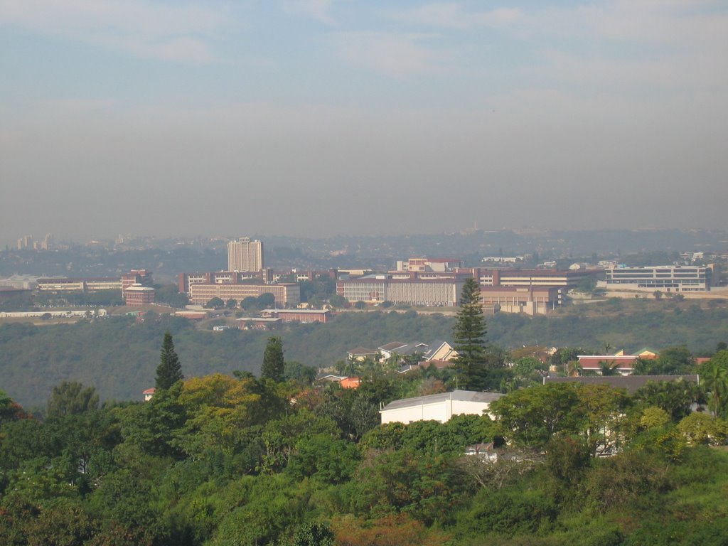 University of KwaZulu-Natal (Westville) as seen from Reservoir Hills