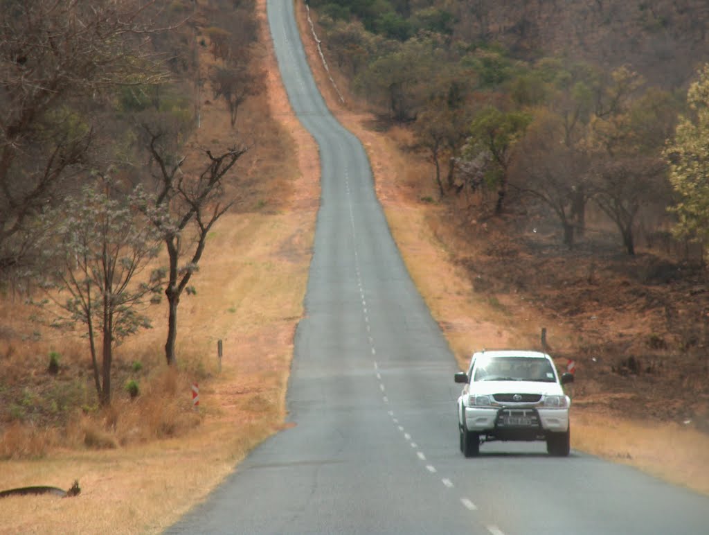 On the road to Botswana