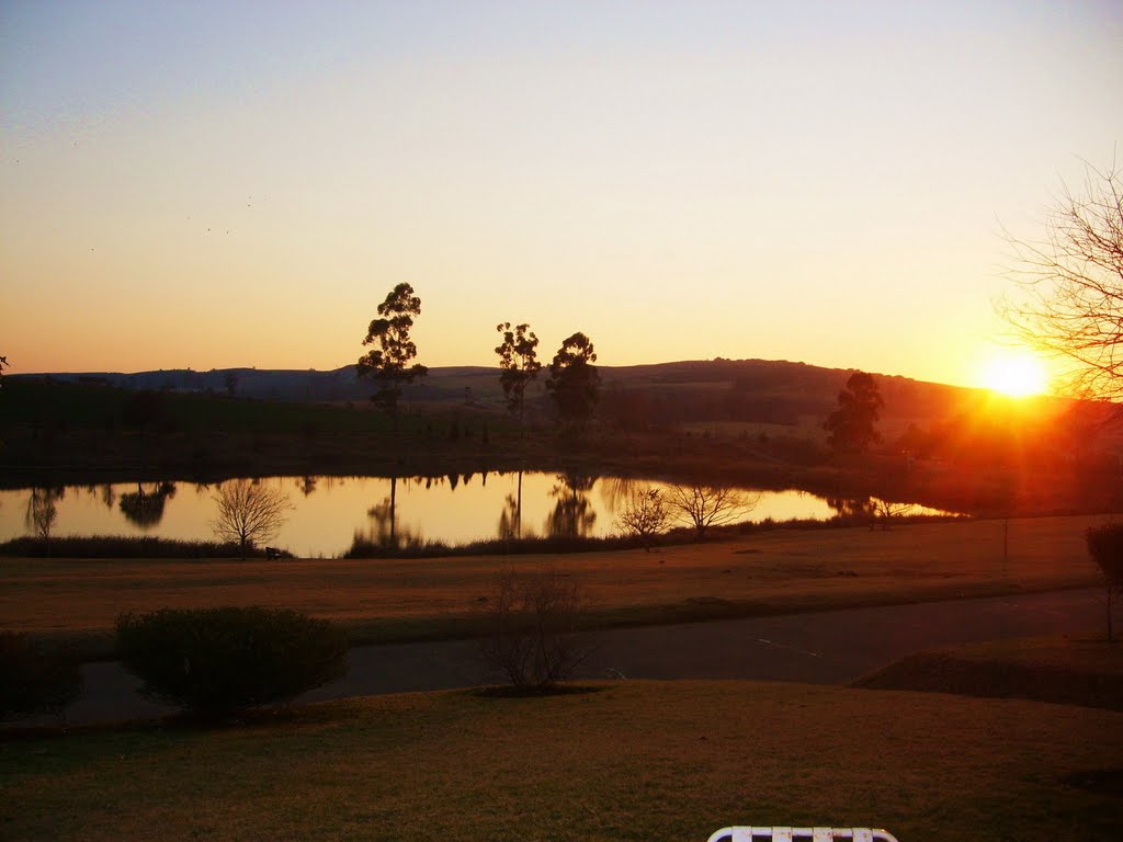 Sunrise over Amber Glenn, Howick. KZN. South Africa