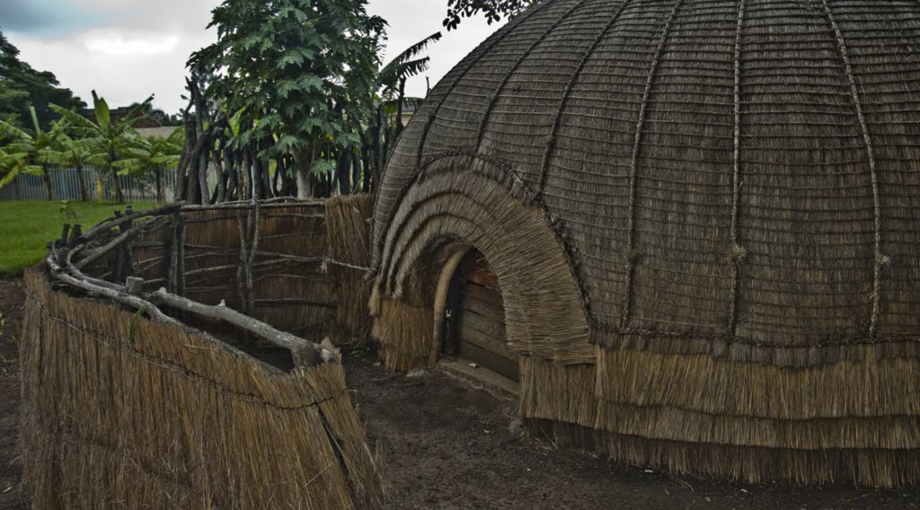 Traditional Zulu Home at the grave site King Shaka Zulu