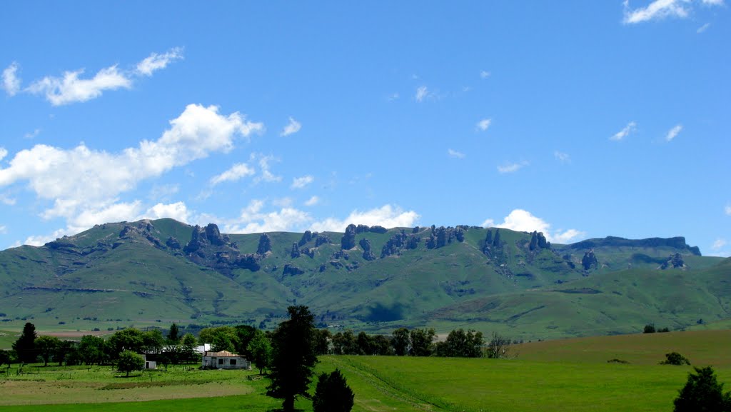 Drakensburg Mountains near Elliot South Africa