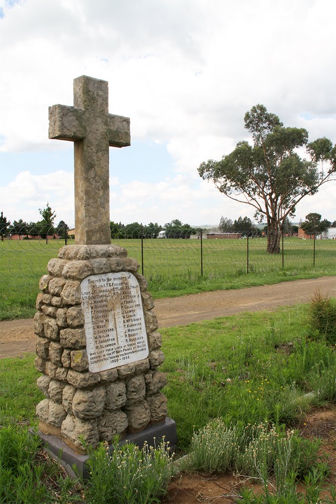 Anglo-Boer War memorial in Vrede cemetery